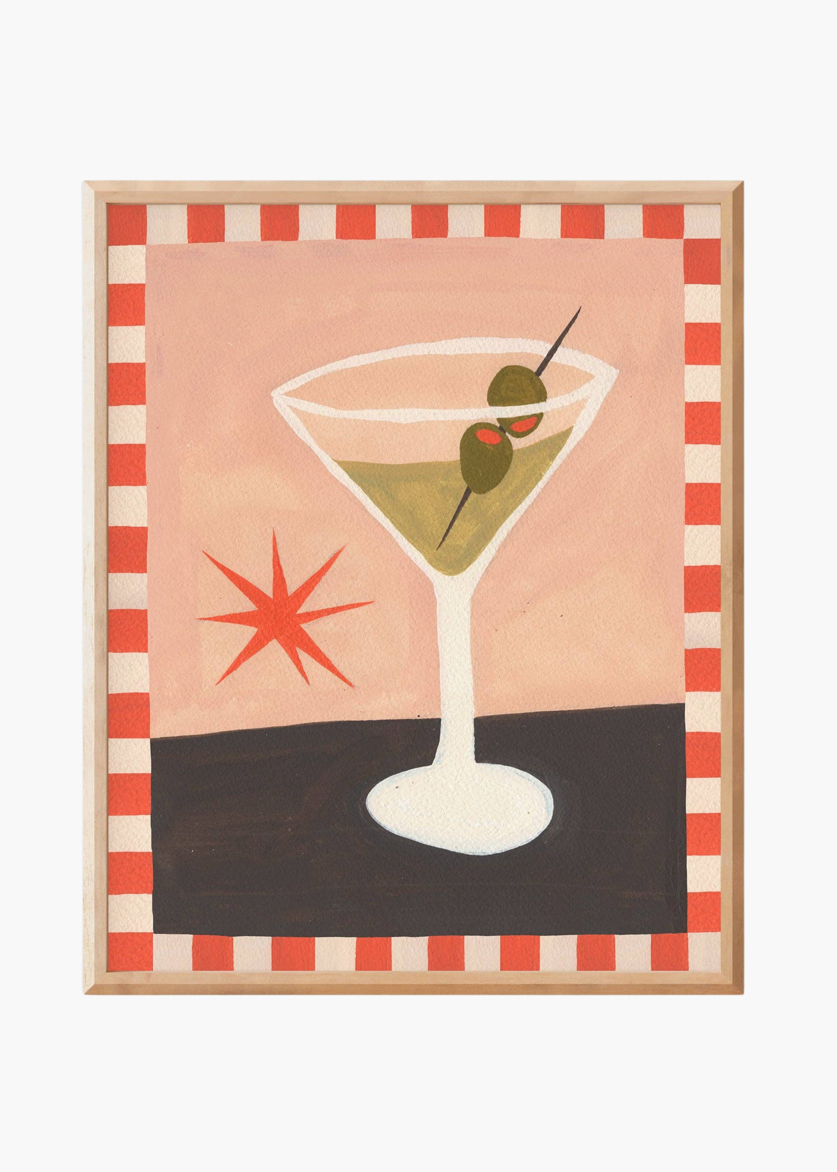Martini art print