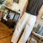 Janus pants II (with side pockets), white