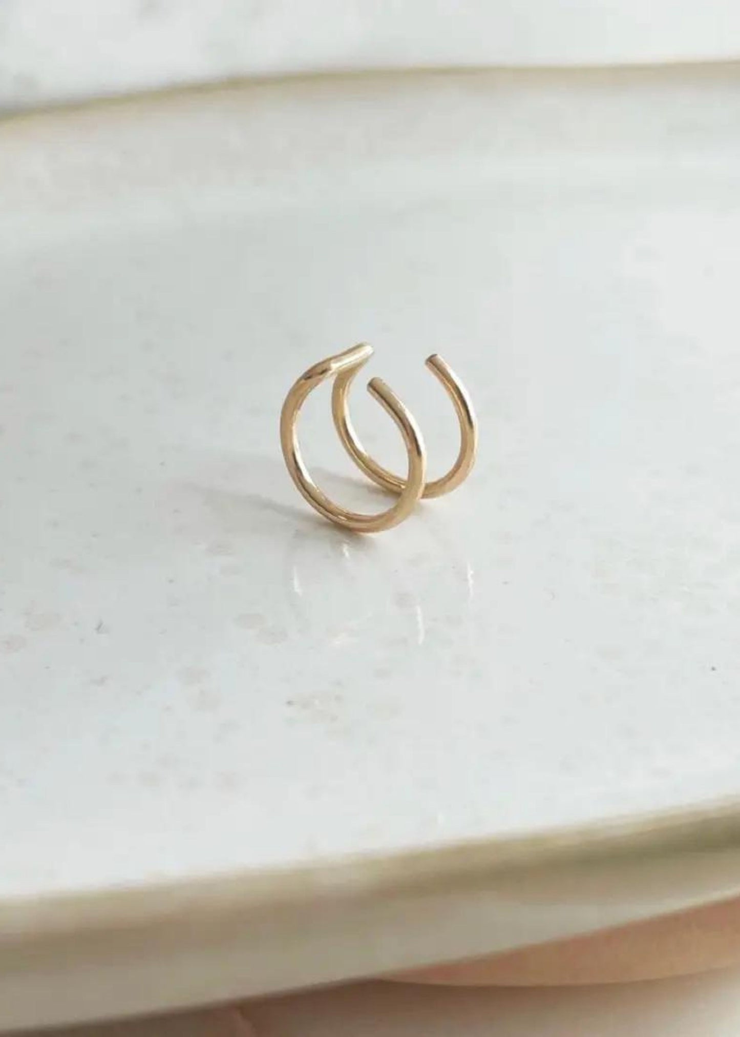 Double wrap ear cuff