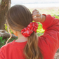 Azalea jumbo scrunchie