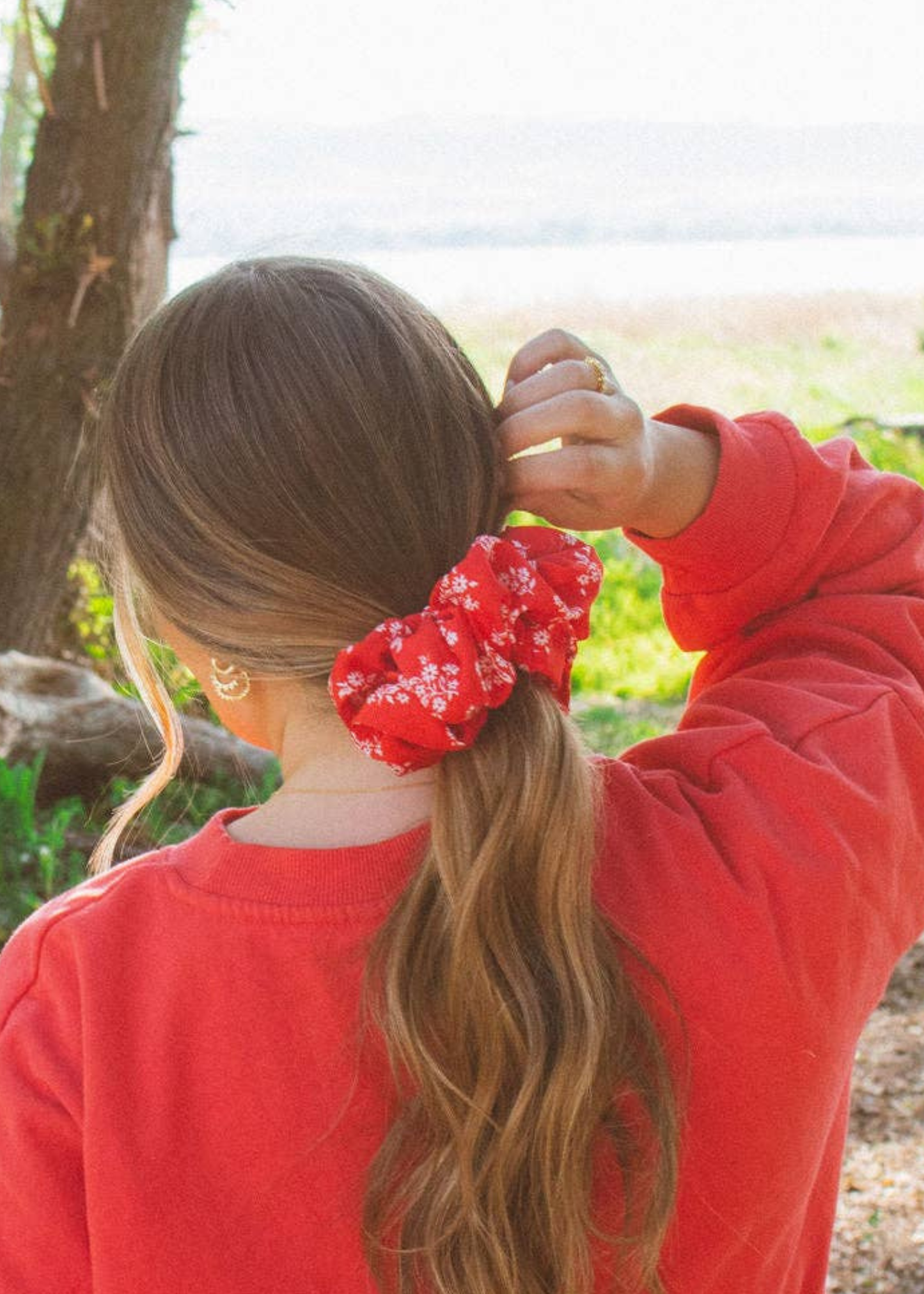 Azalea jumbo scrunchie