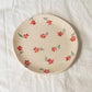 Red poppy catchall plate