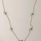 Mini evil eye necklace