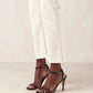 Otis leather sandals, black