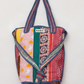 XotiI zero waste quilted kantha bag, 2-way/reversible