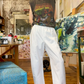 Janus pants II (with side pockets), white