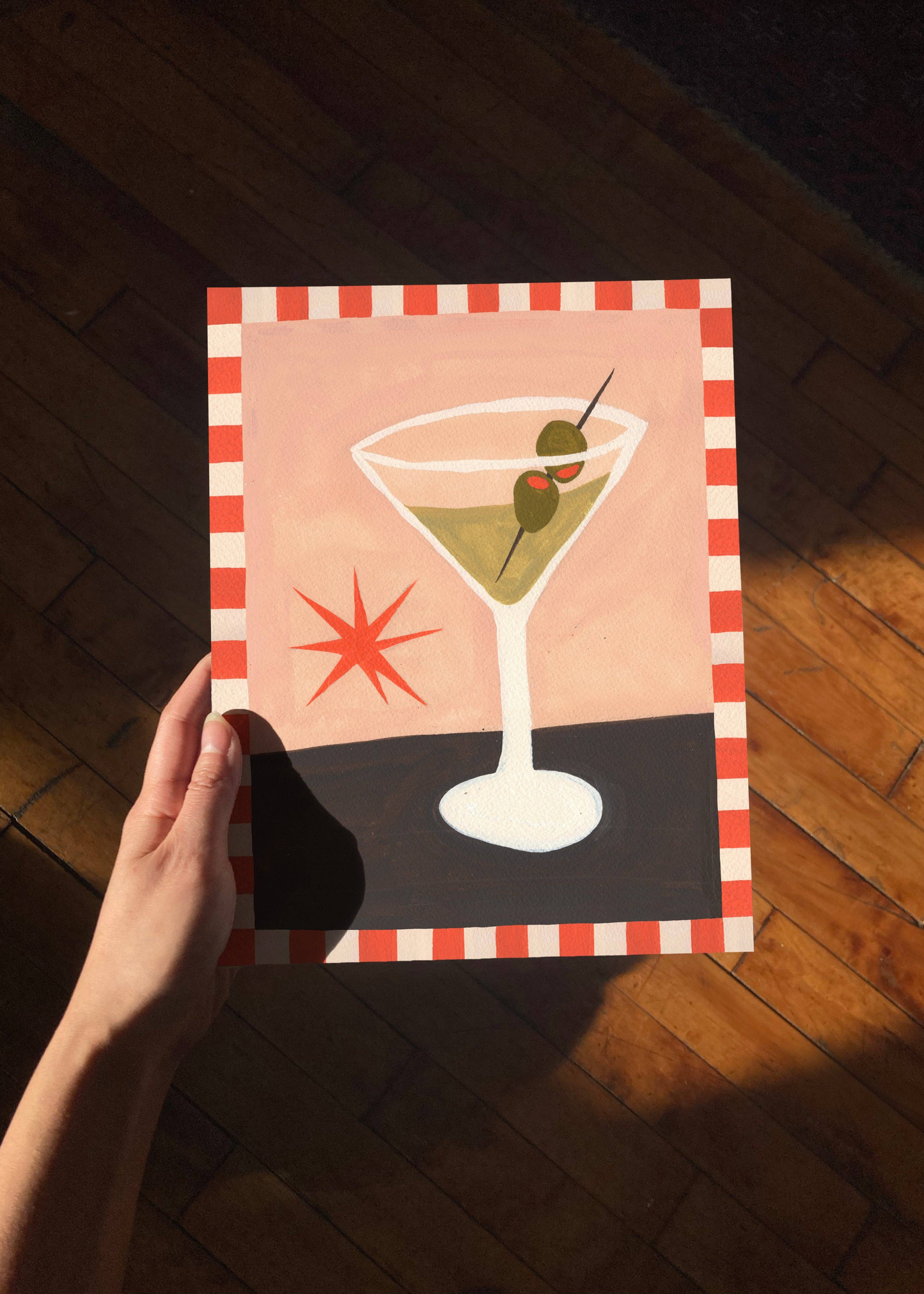 Martini art print