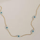 Mini evil eye necklace