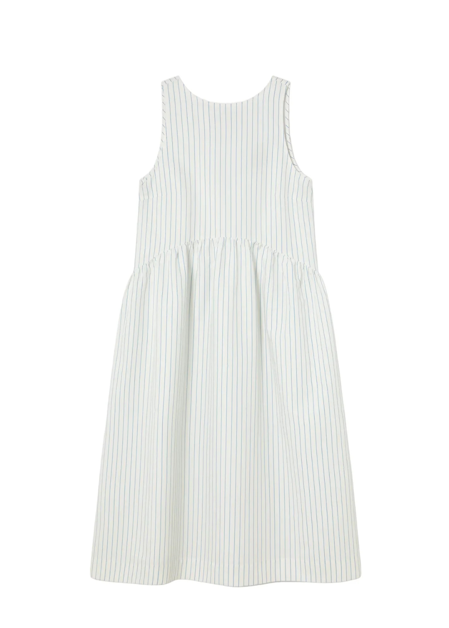 Low back striped dress