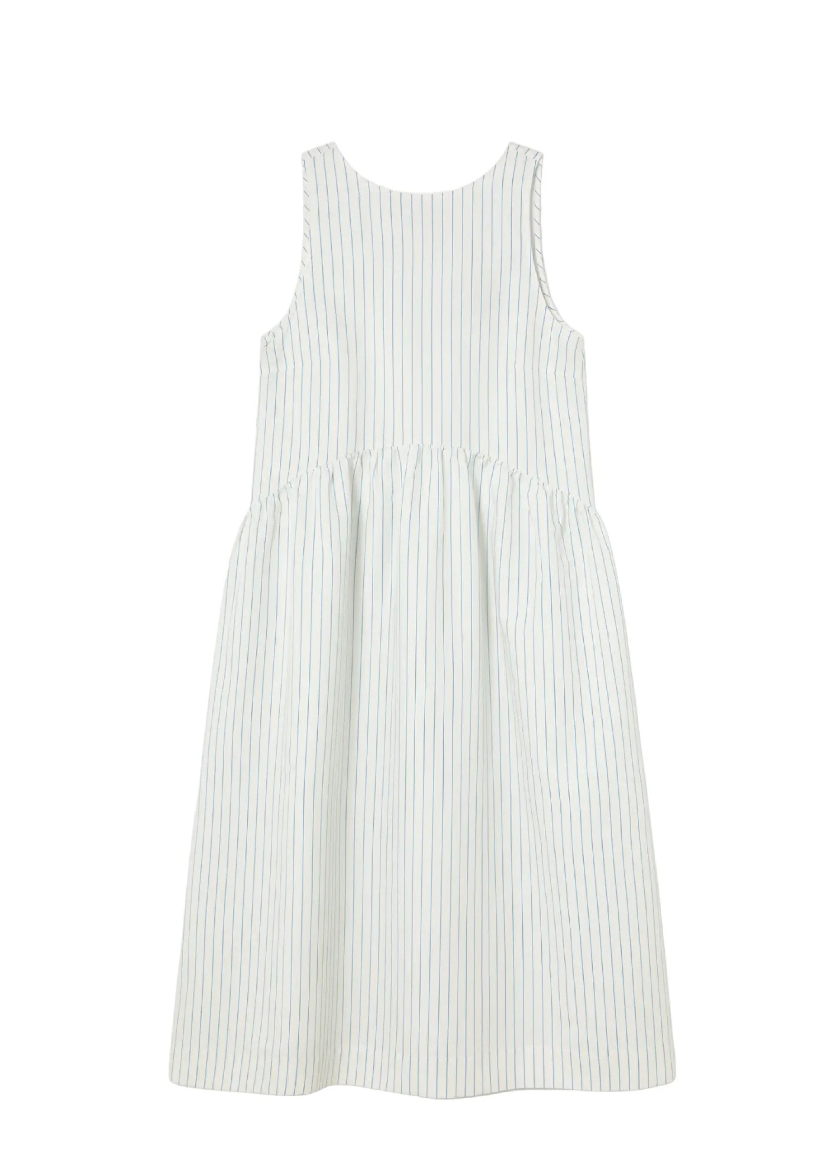 Low back striped dress