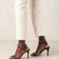 Otis leather sandals, black