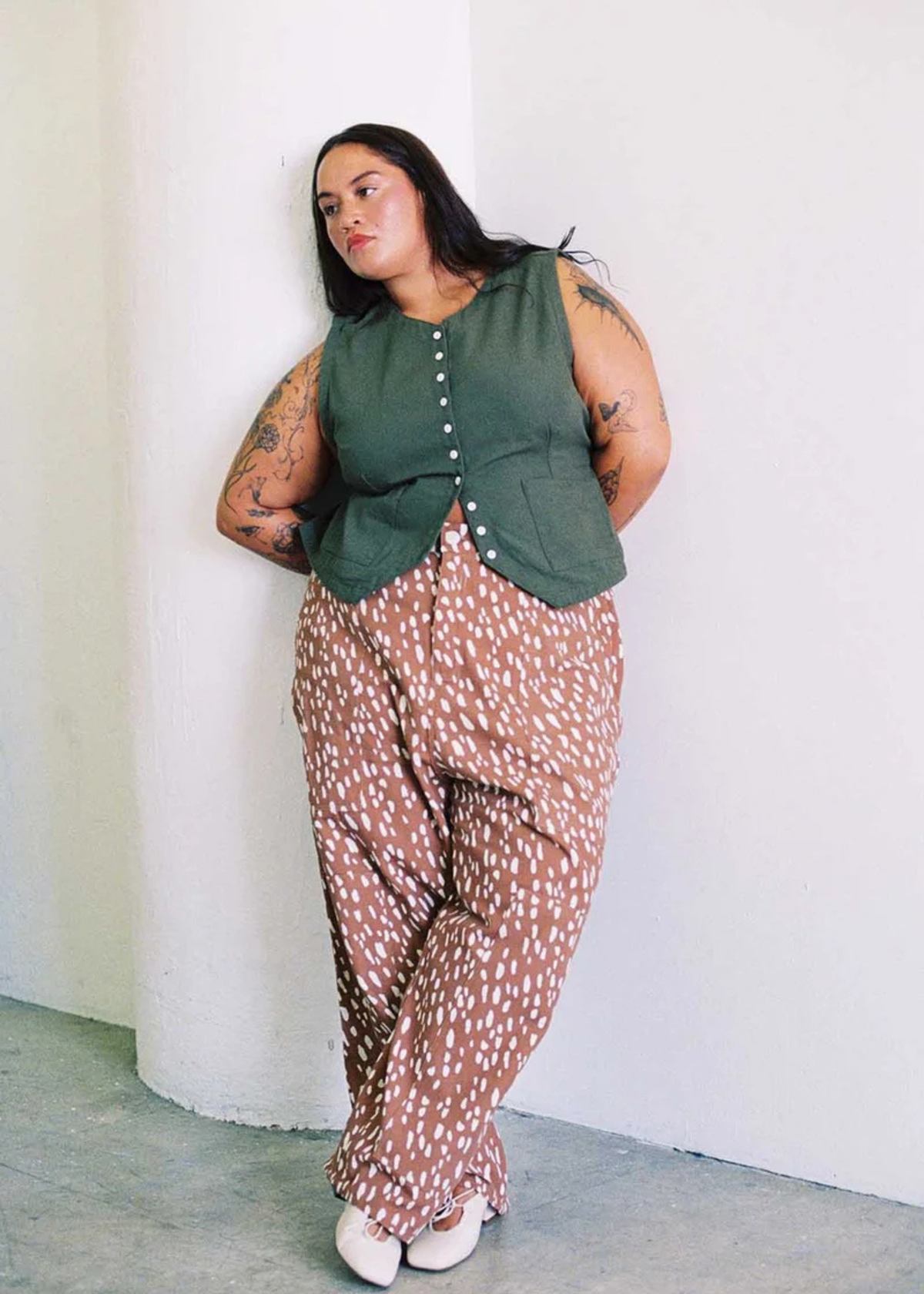 Artist pant, fawn