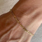 Flat figaro bracelet, 2.5mm