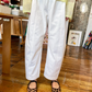 Janus pants II (with side pockets), white