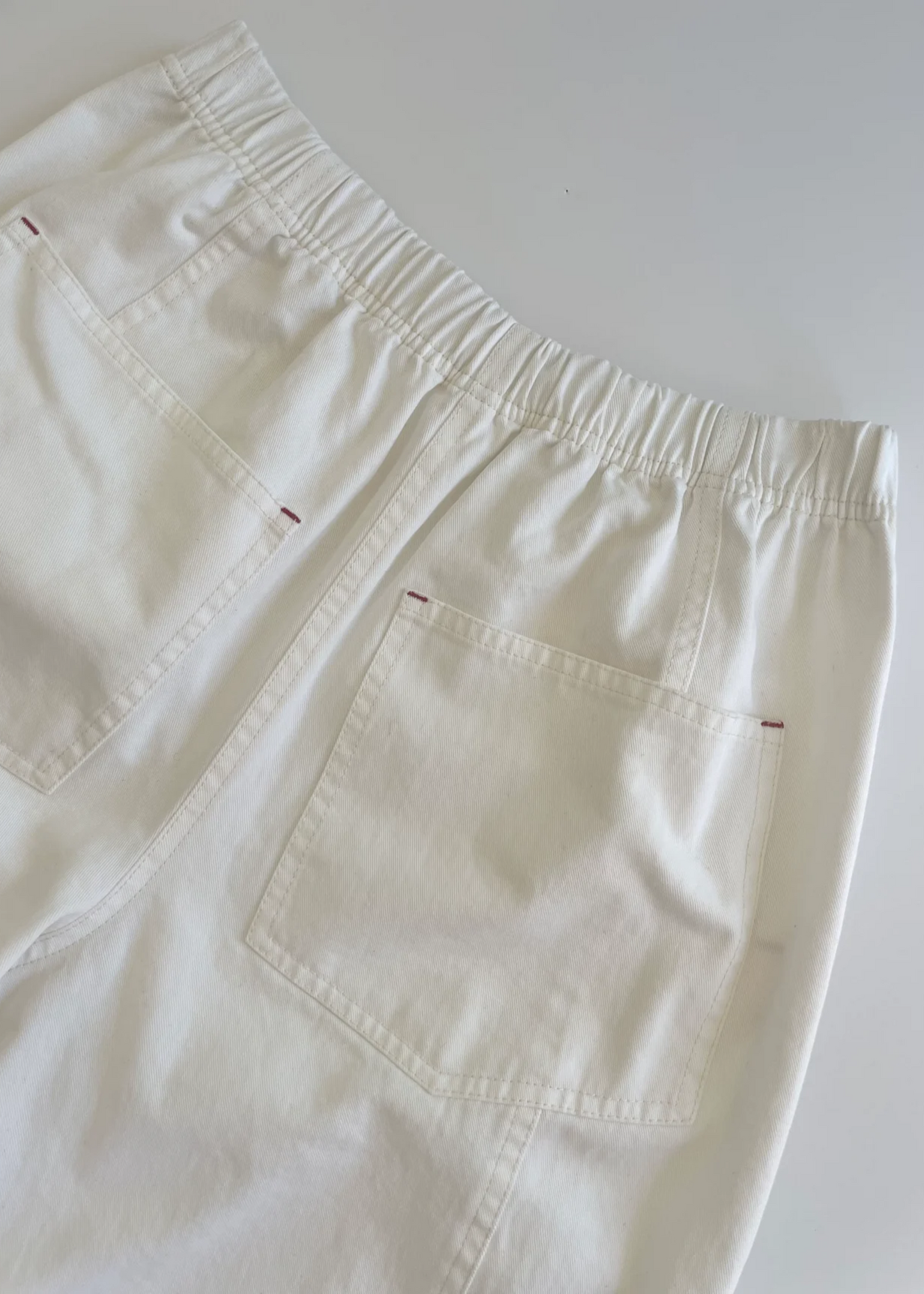 Janus pants II (with side pockets), white