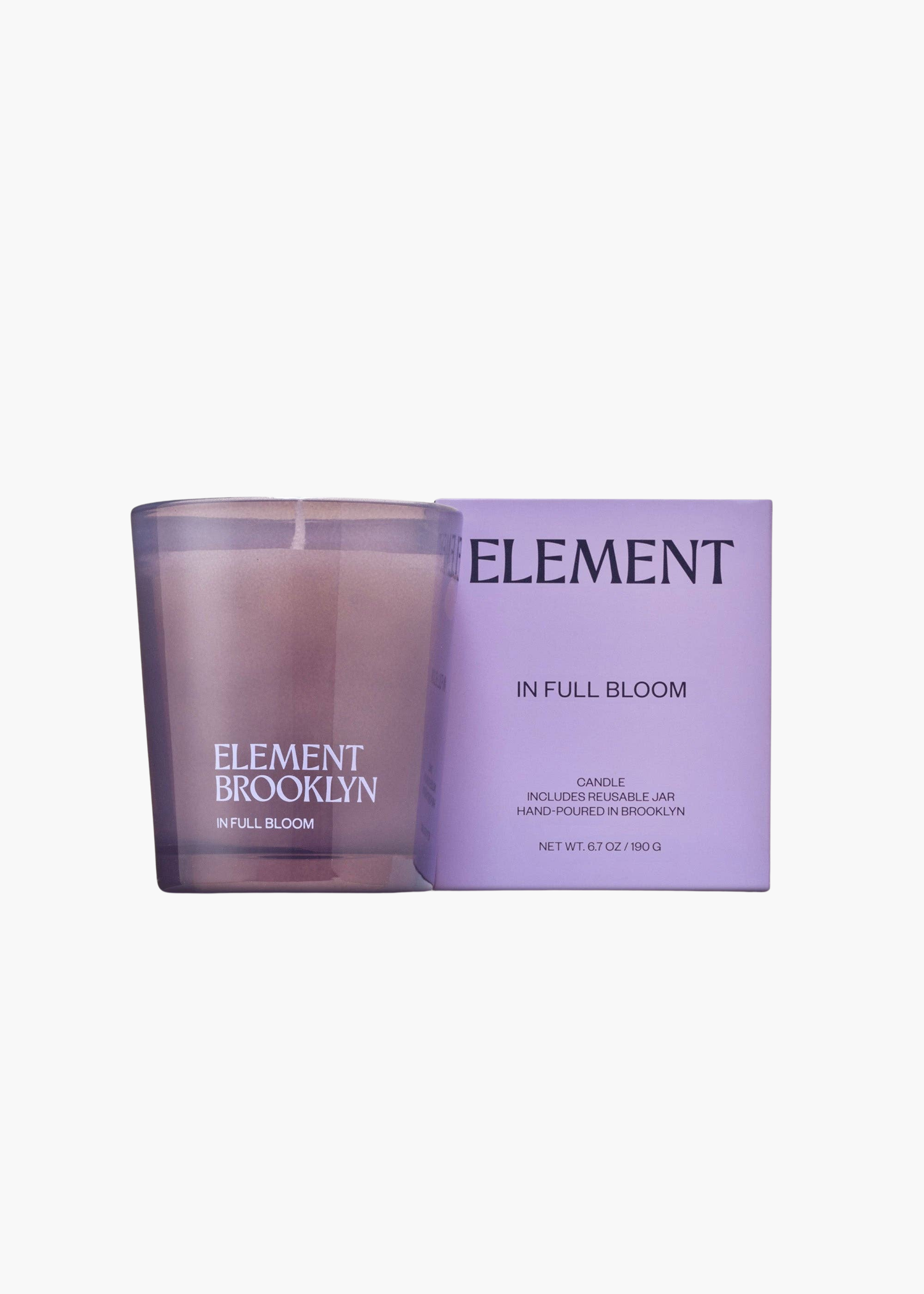 Refillable In full bloom candle