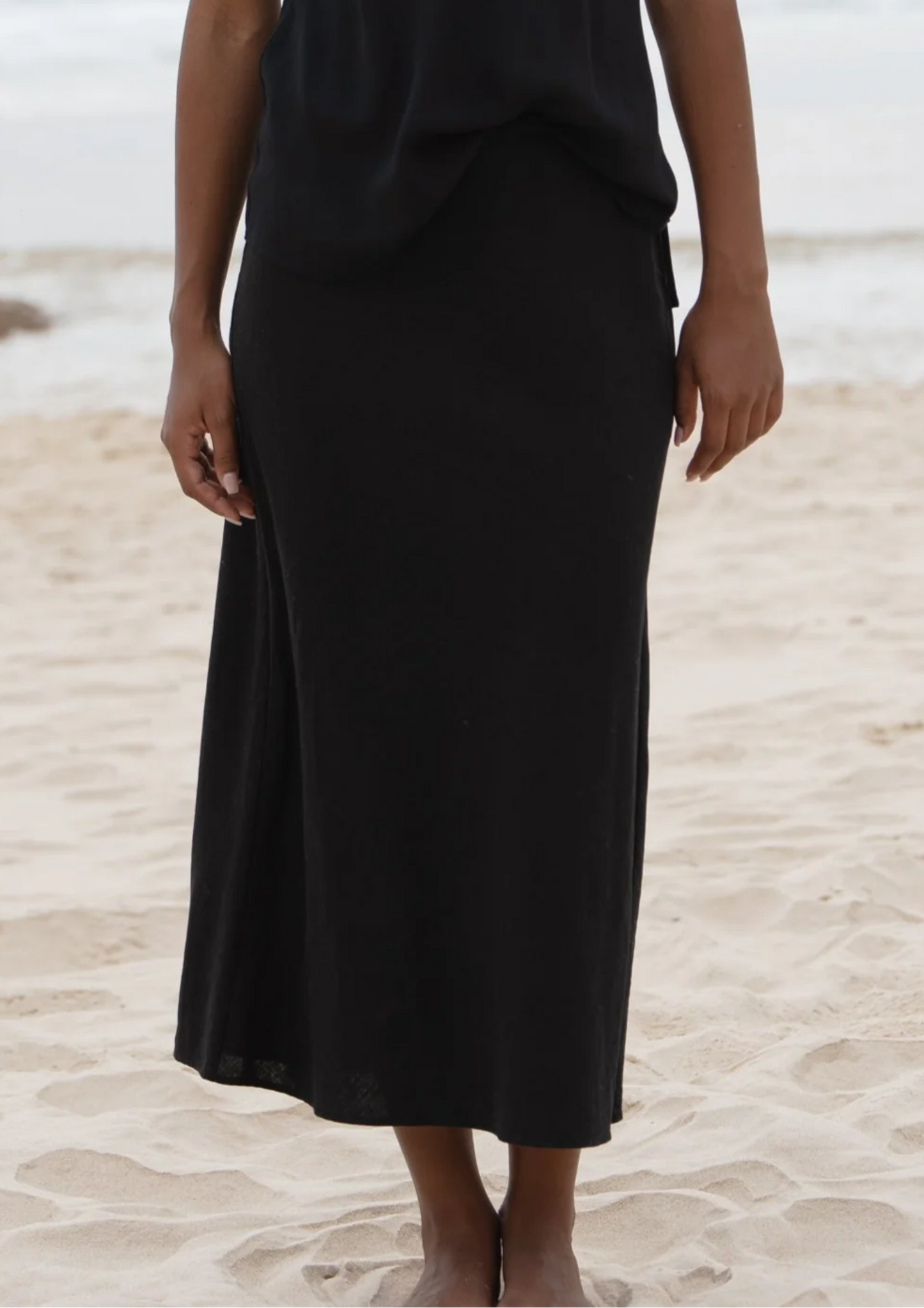 Riley linen skirt