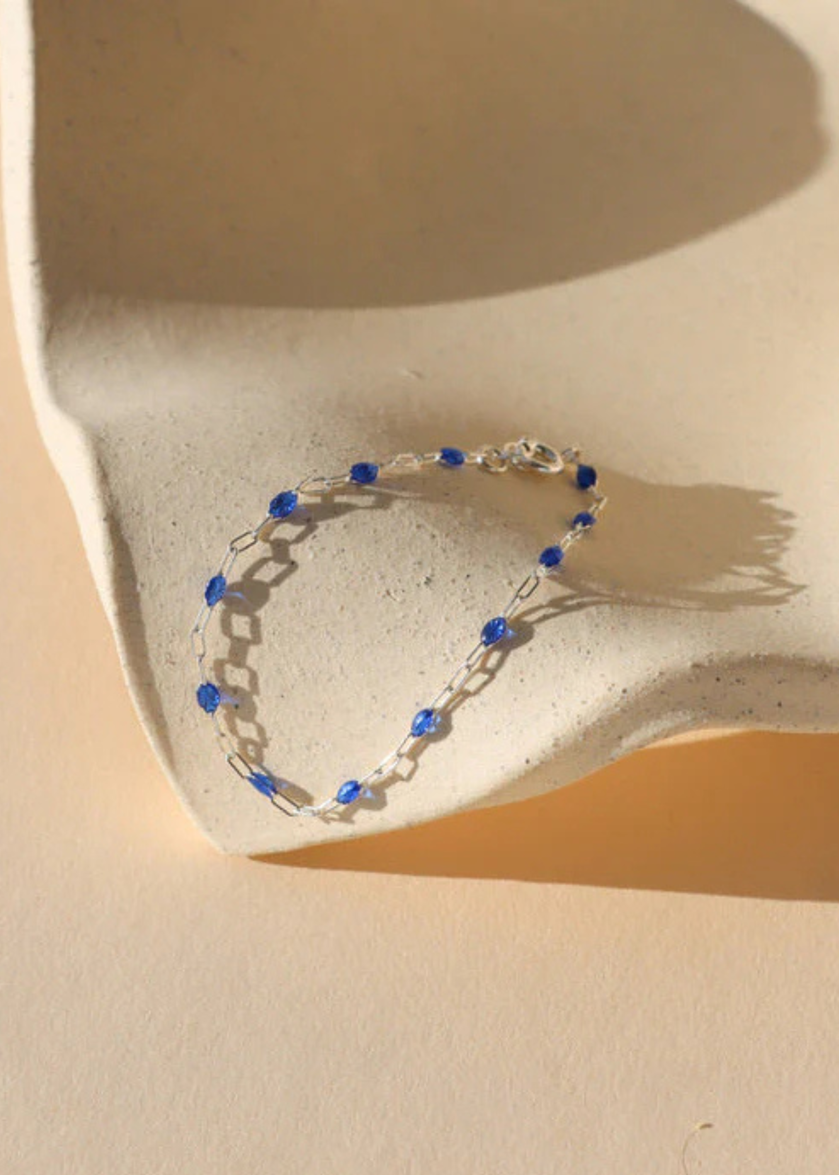 Sapphire gemlink bracelet