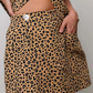 Shell skort, leopard