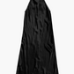 High neck bias dress