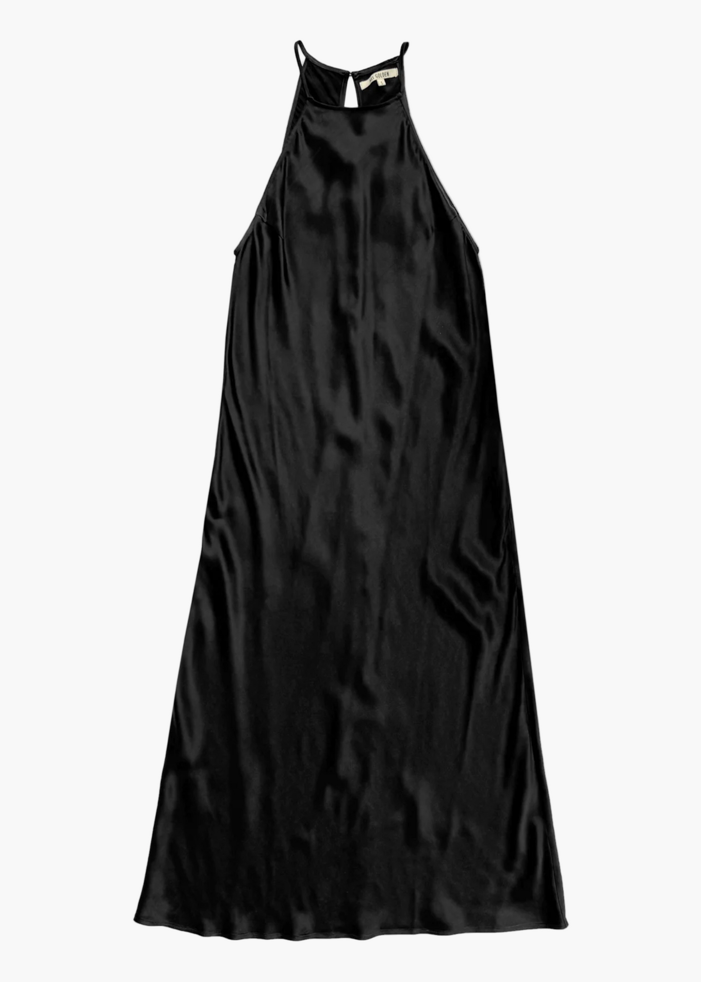 High neck bias dress