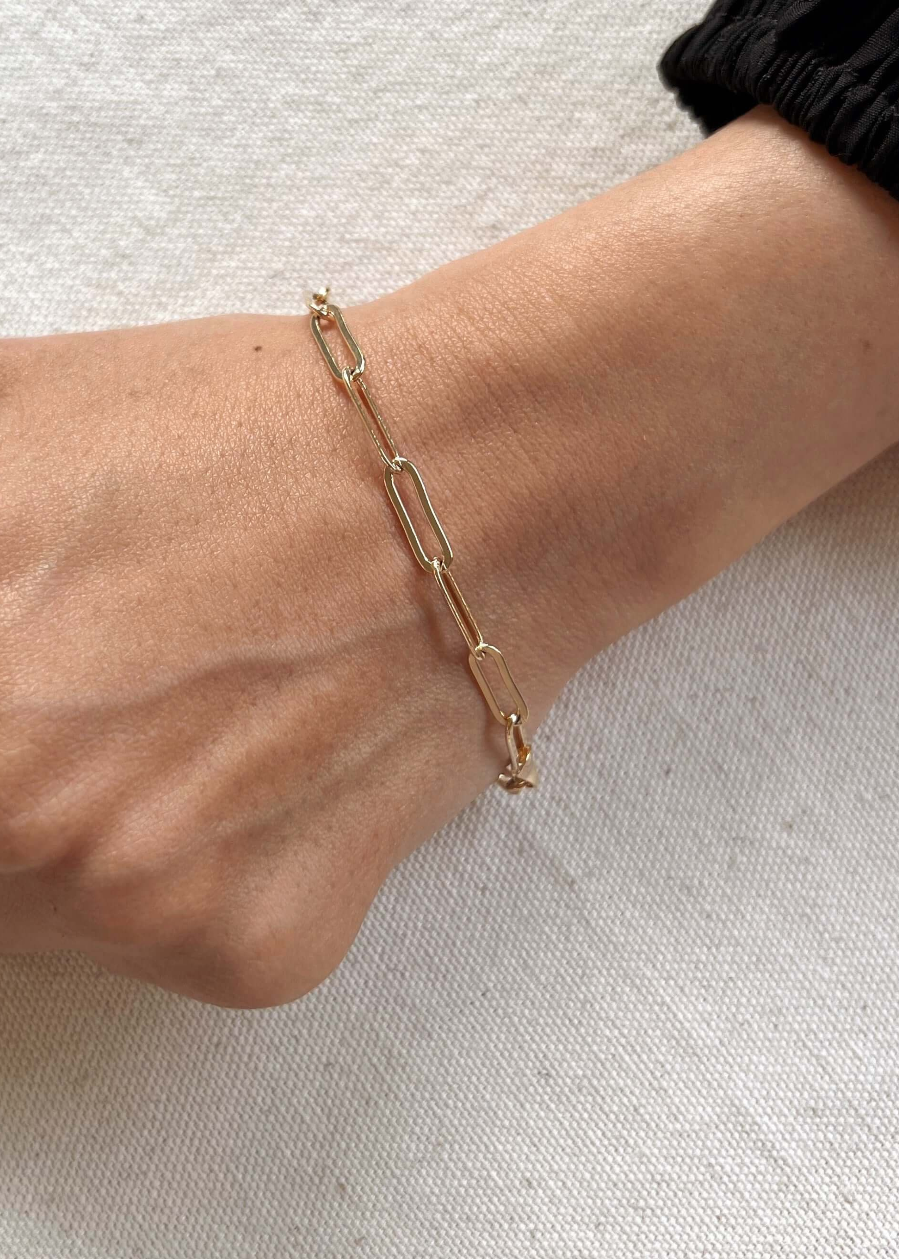 Classic paperclip bracelet