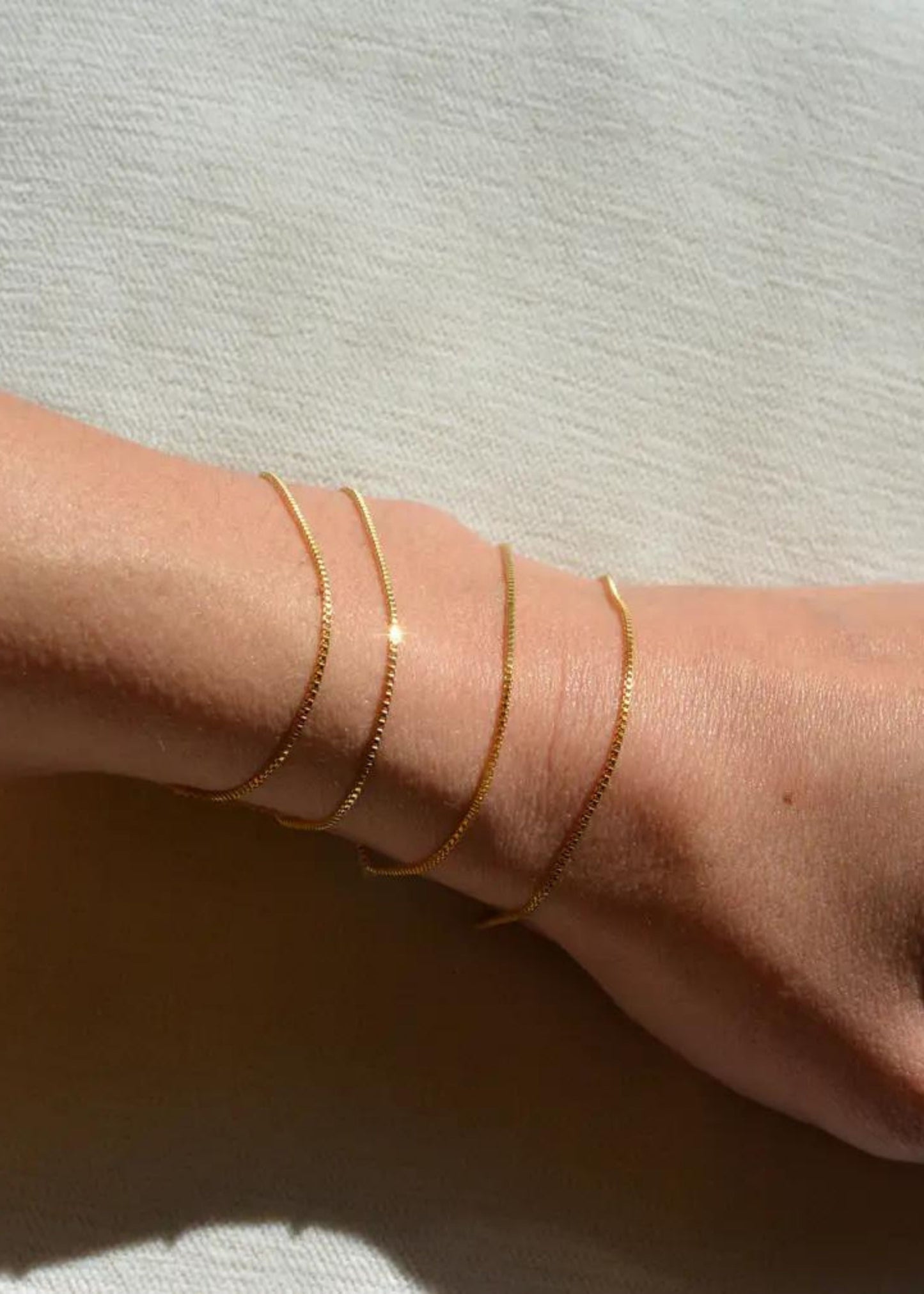 Box chain bracelet