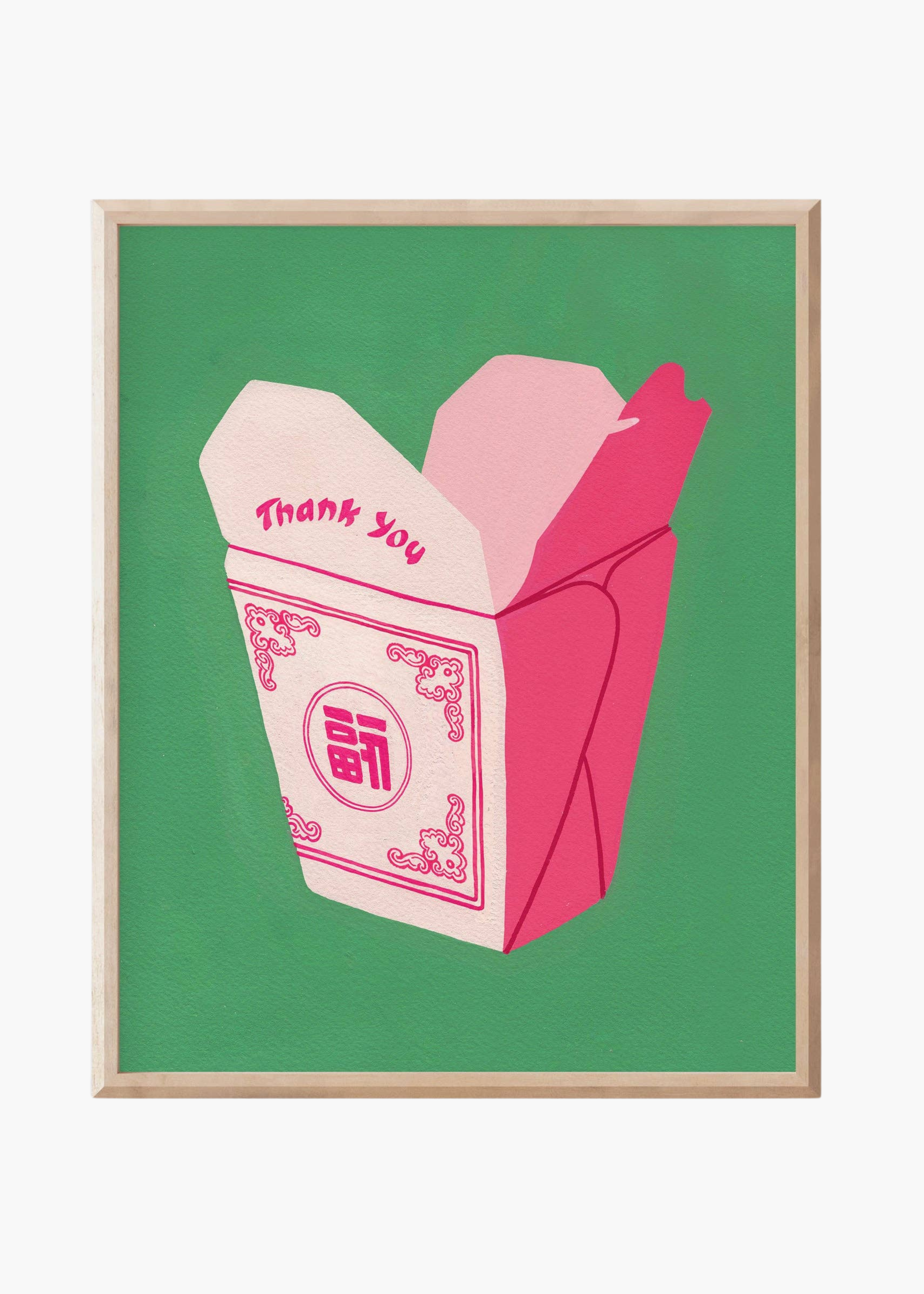 Chinese takeout art print