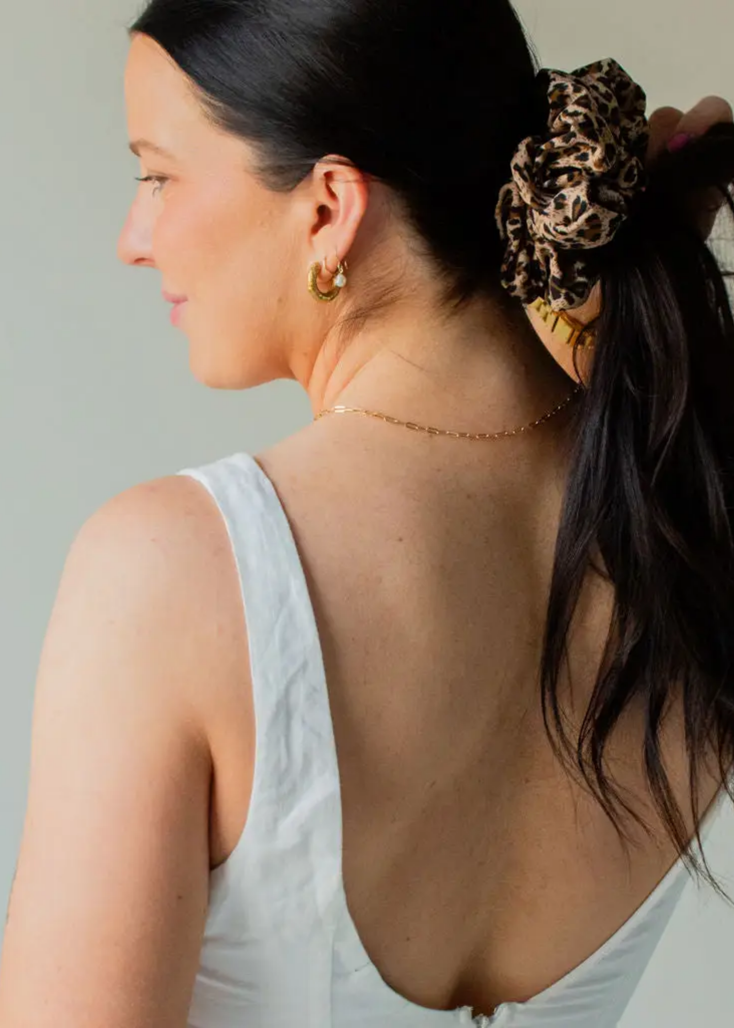 Scrunchie, spotted cheetah