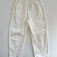 Janus pants II (with side pockets), white