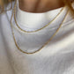 Thin figaro chain, 1.5mm