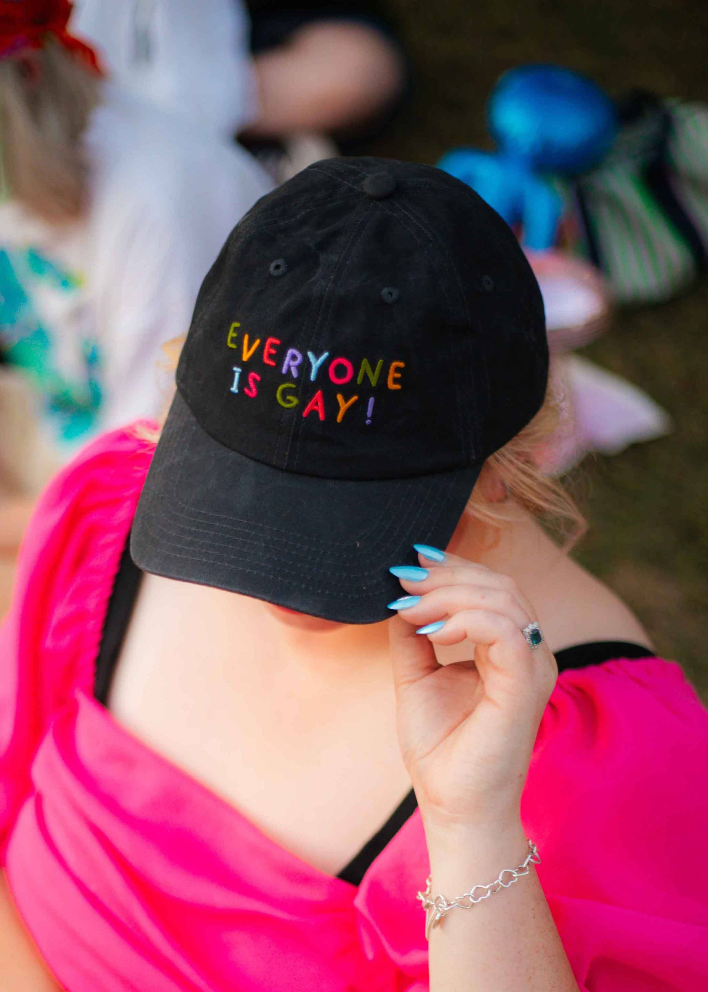 Everyone is gay baseball hat