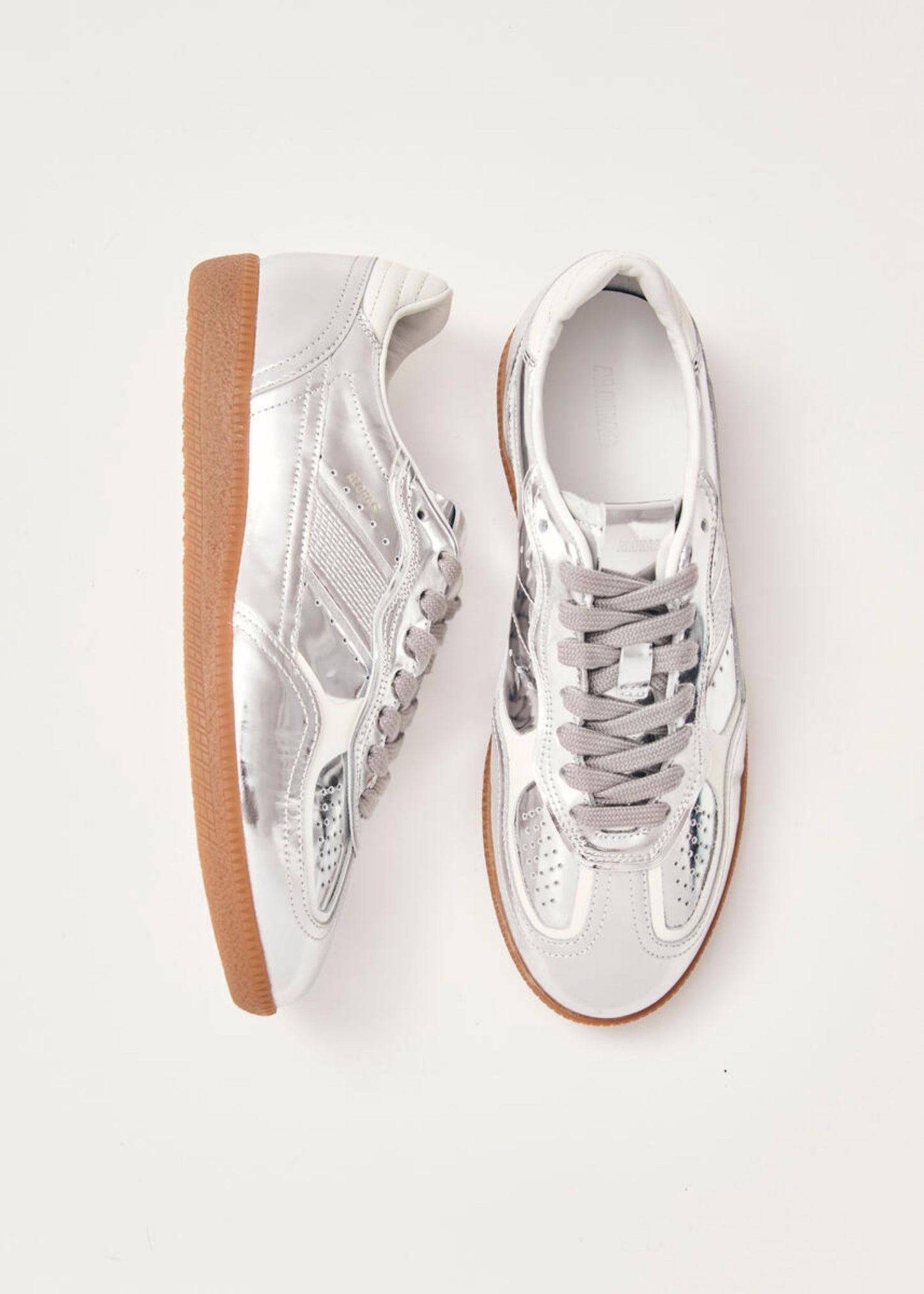 T.b. 490 rife shimmer sneakers, silver cream