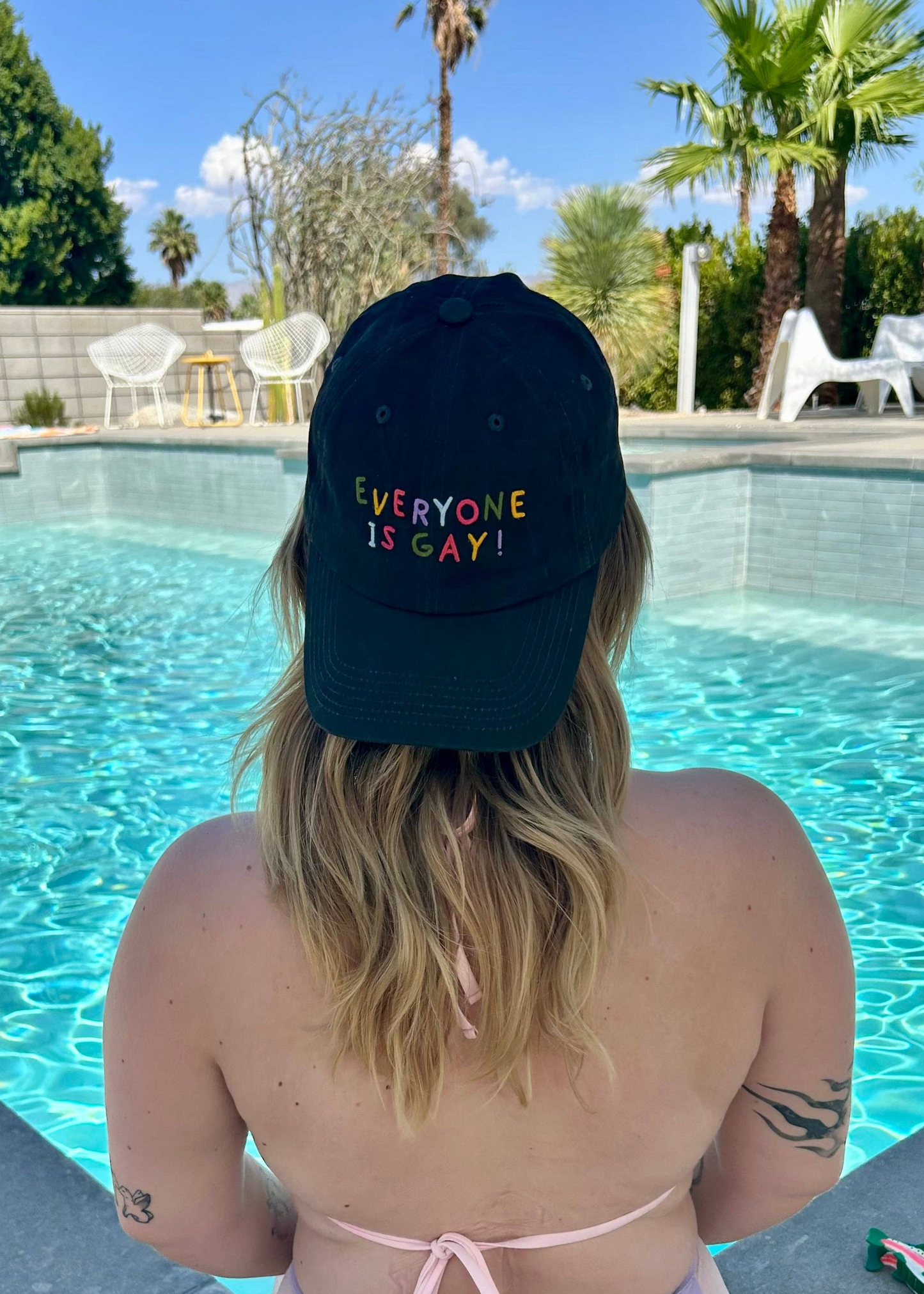 Everyone is gay baseball hat