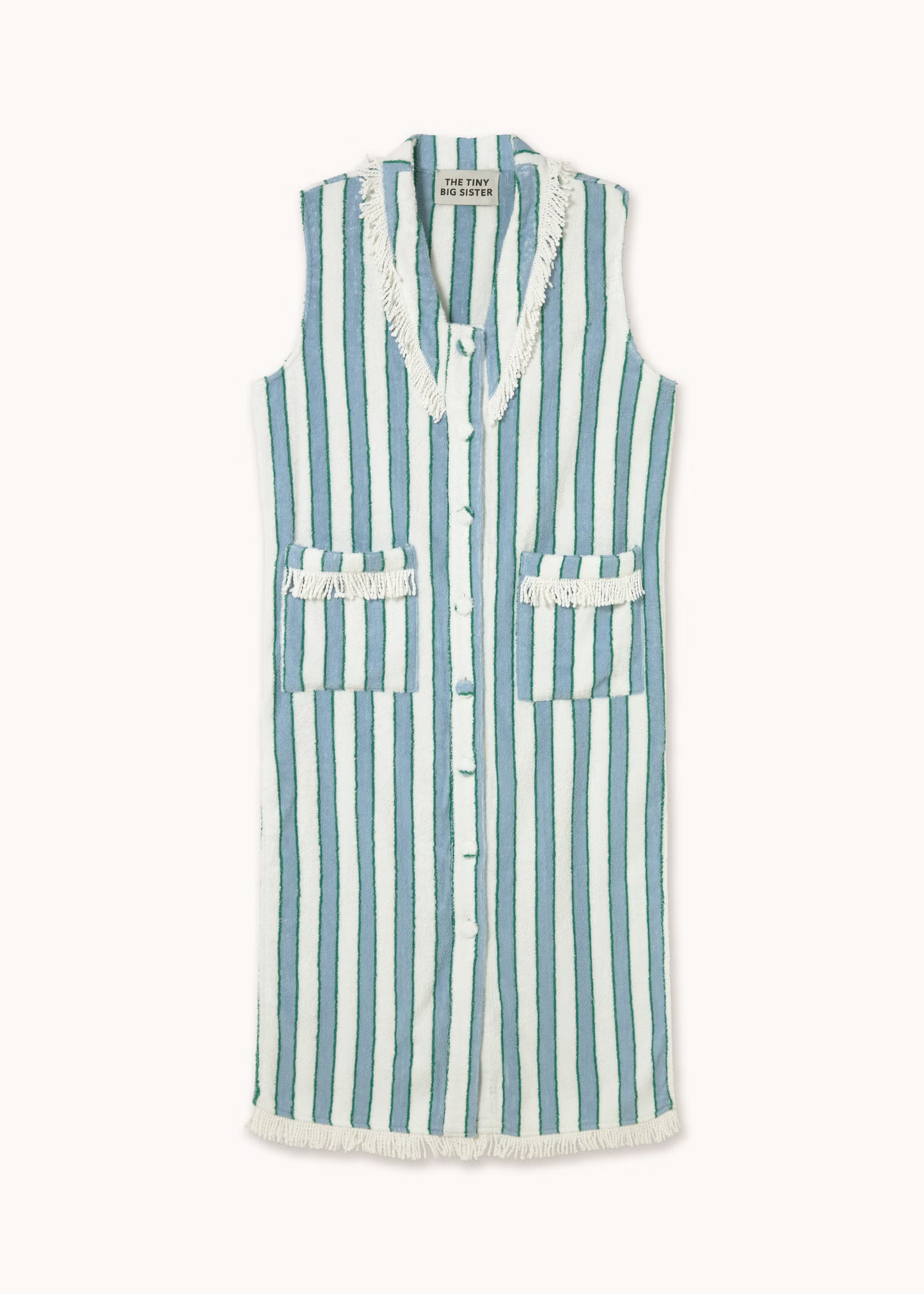 Towel striped dress