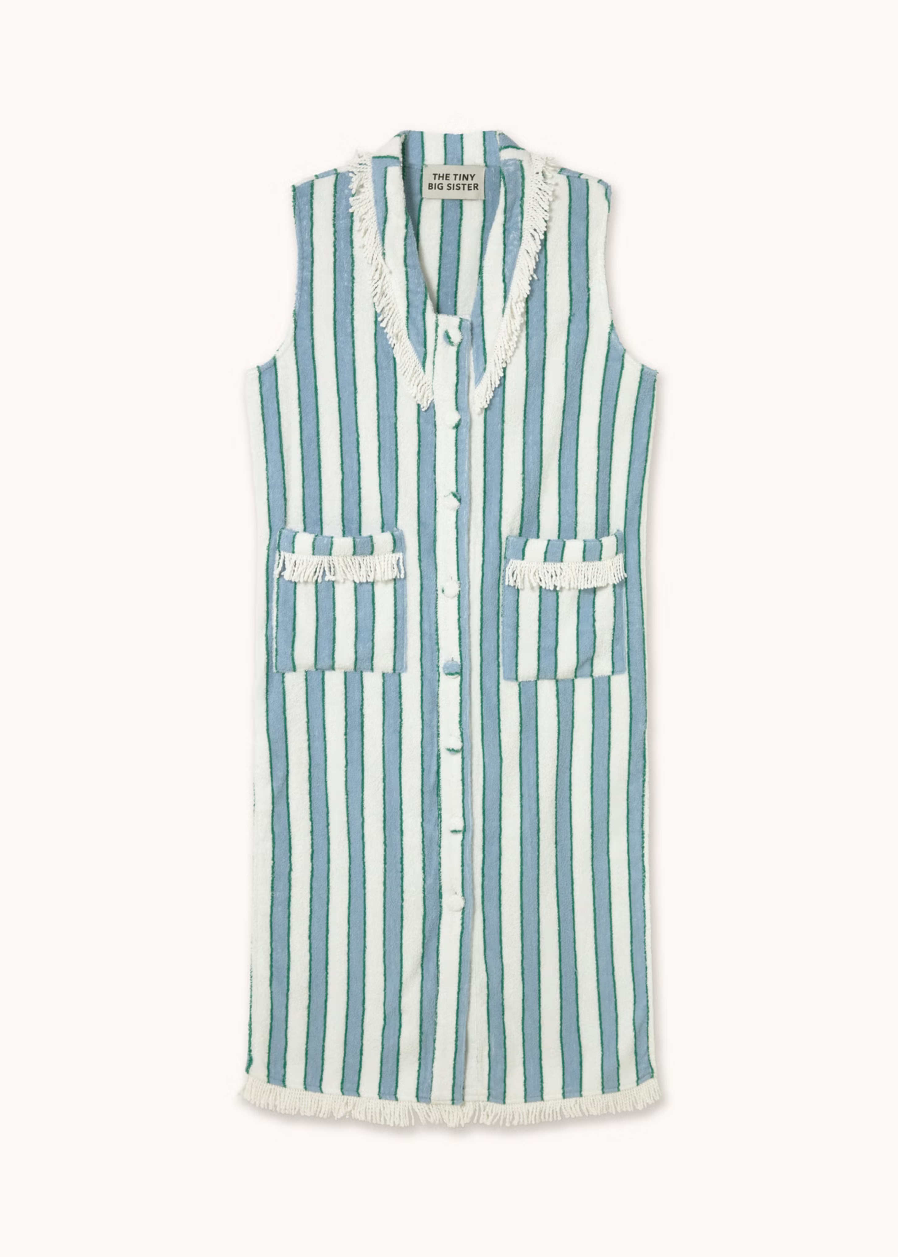 Towel striped dress