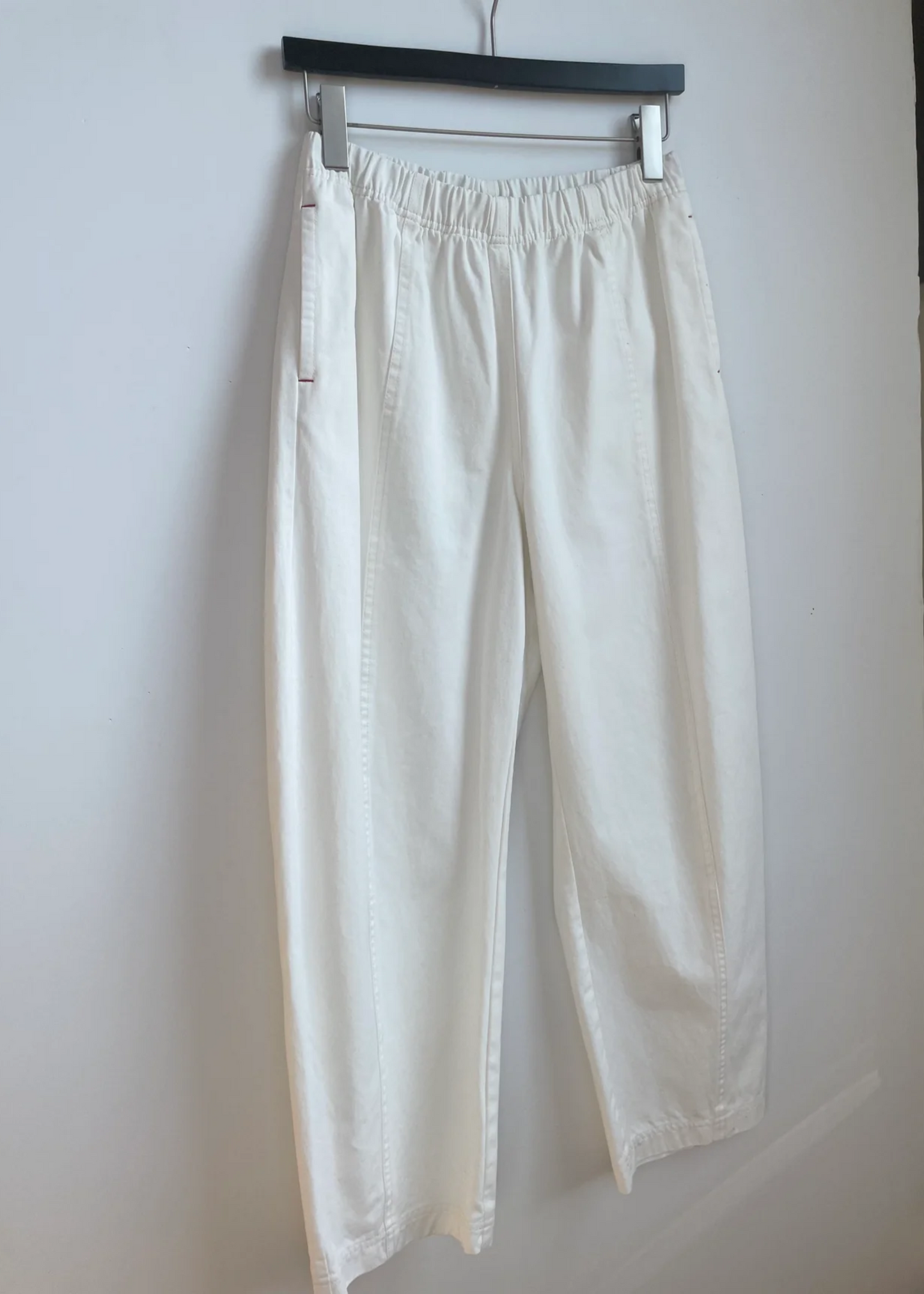 Janus pants II (with side pockets), white