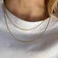 Thin figaro chain, 1.5mm