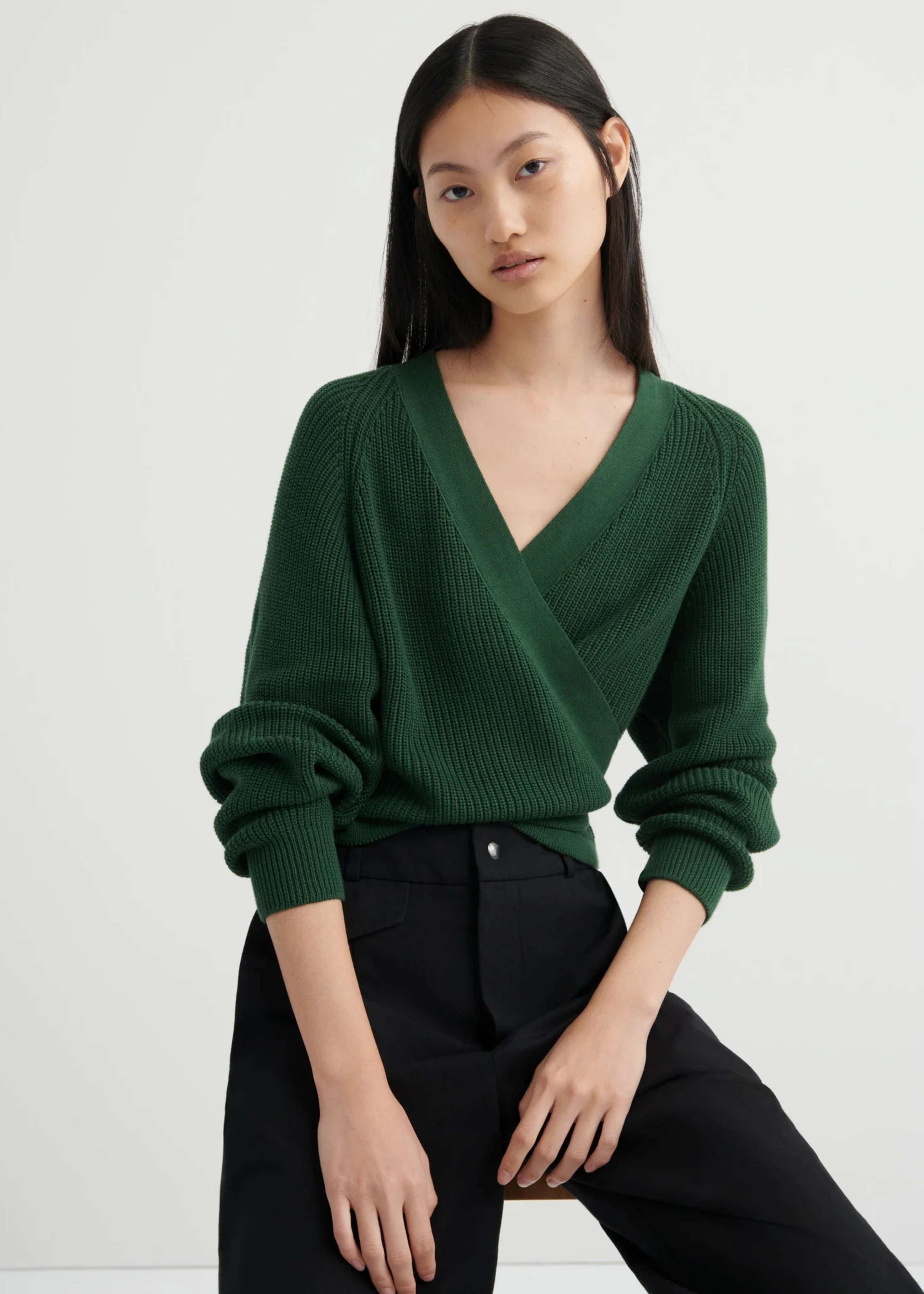 Composure cardigan, forest