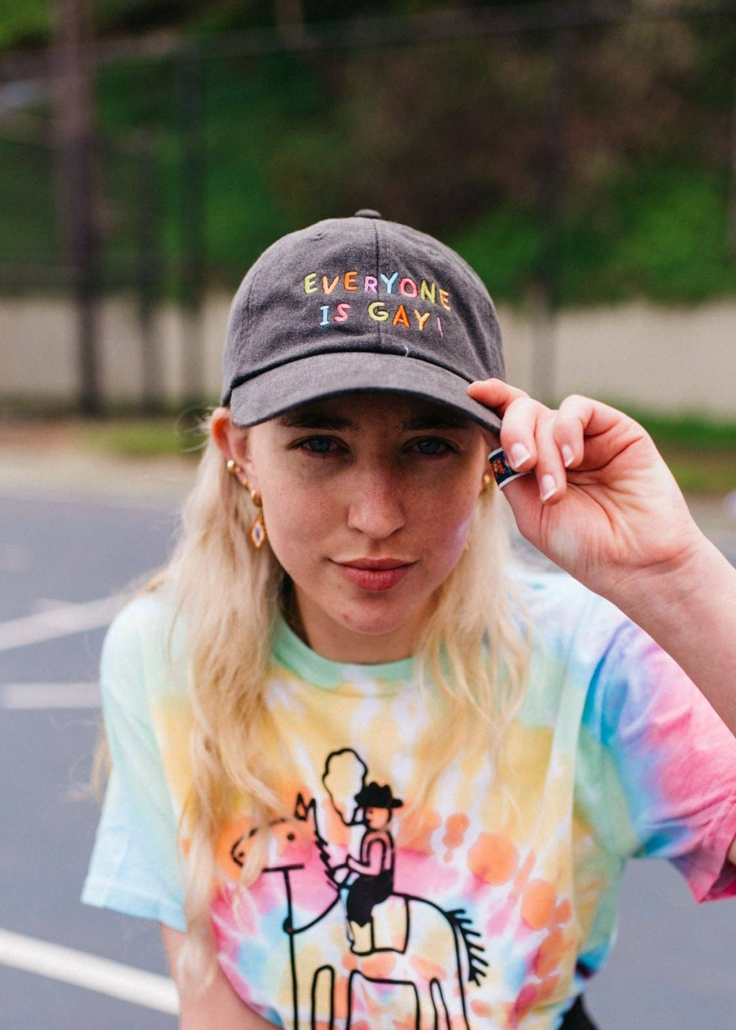 Everyone is gay baseball hat