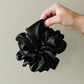 Shadow satin jumbo scrunchie