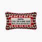 Good boy needlepoint pillow
