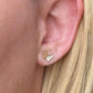 Mini butterfly stud earrings