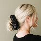 Shadow satin jumbo scrunchie