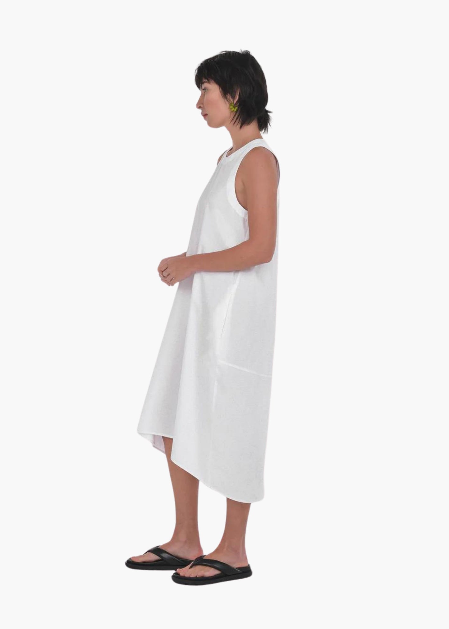 Gala dress, bright white