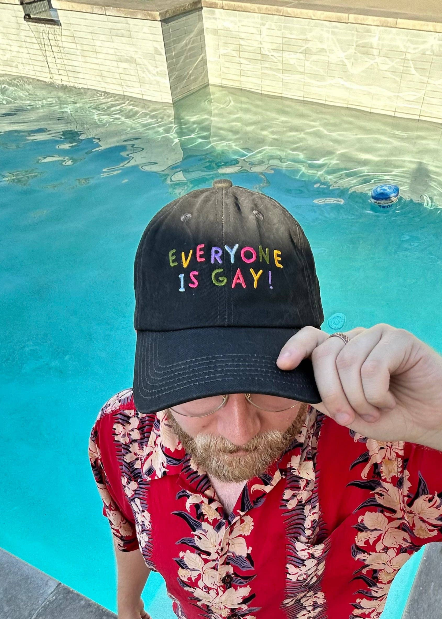 Everyone is gay baseball hat