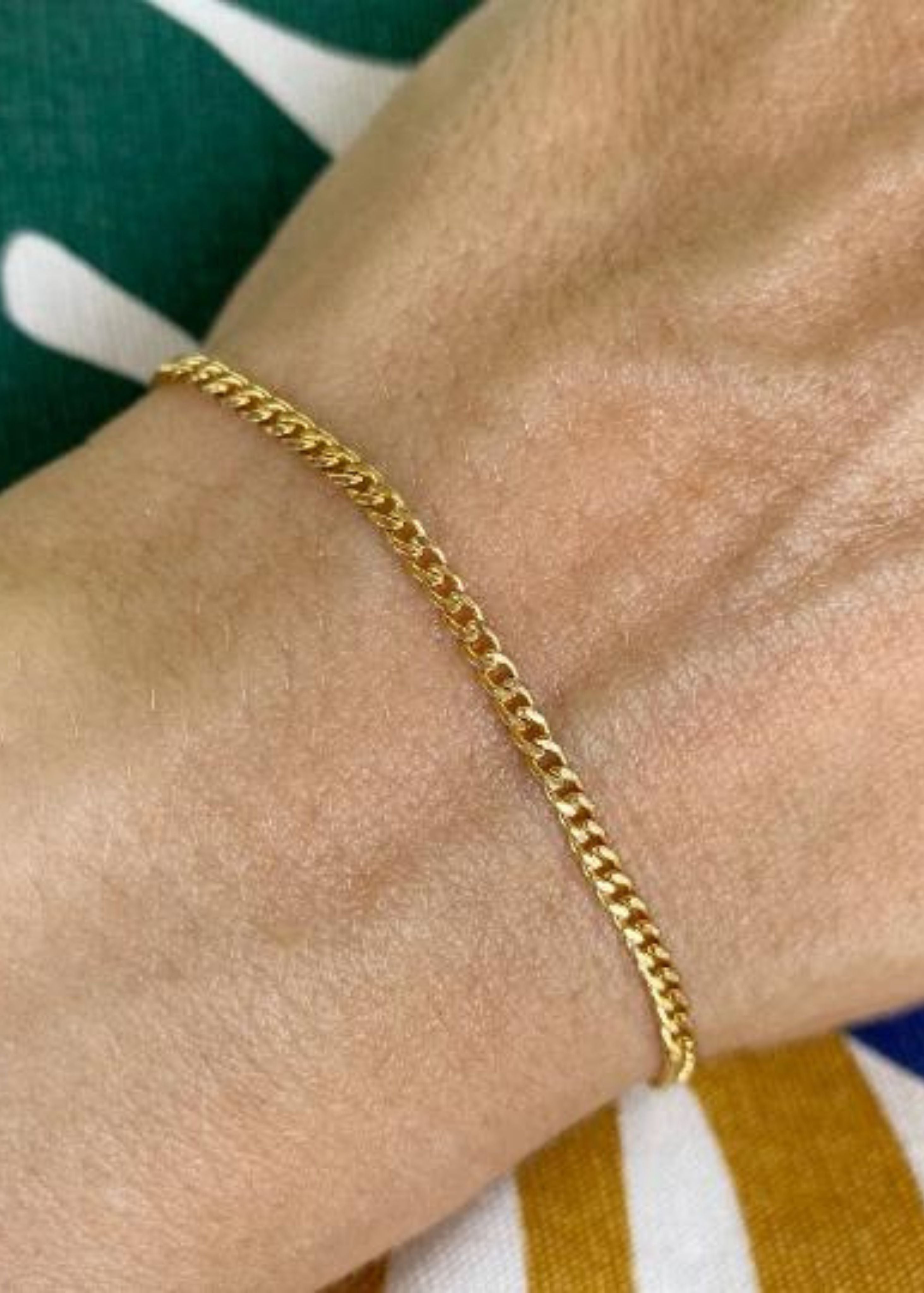 Cuban bracelet, 2mm