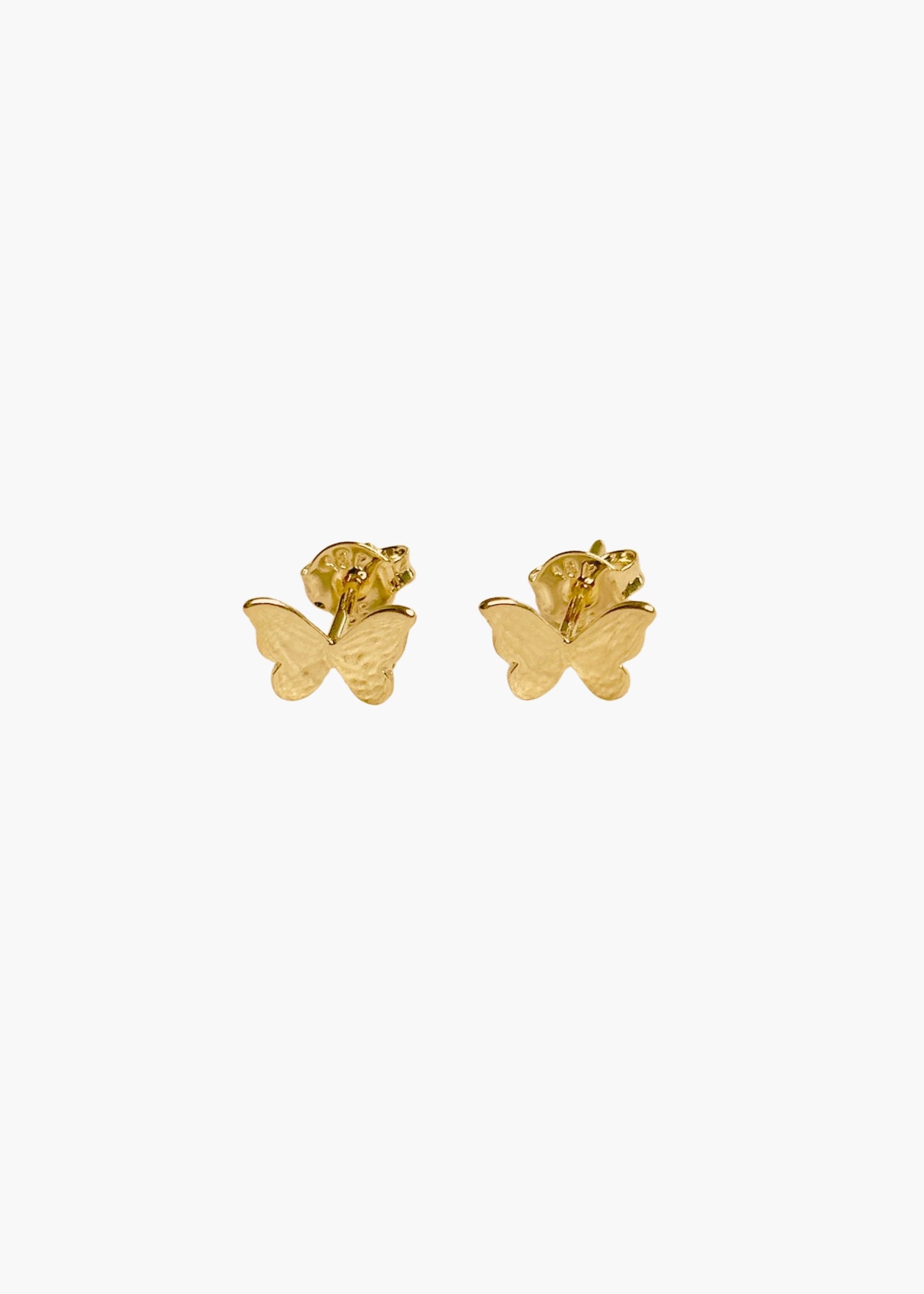 Mini butterfly stud earrings