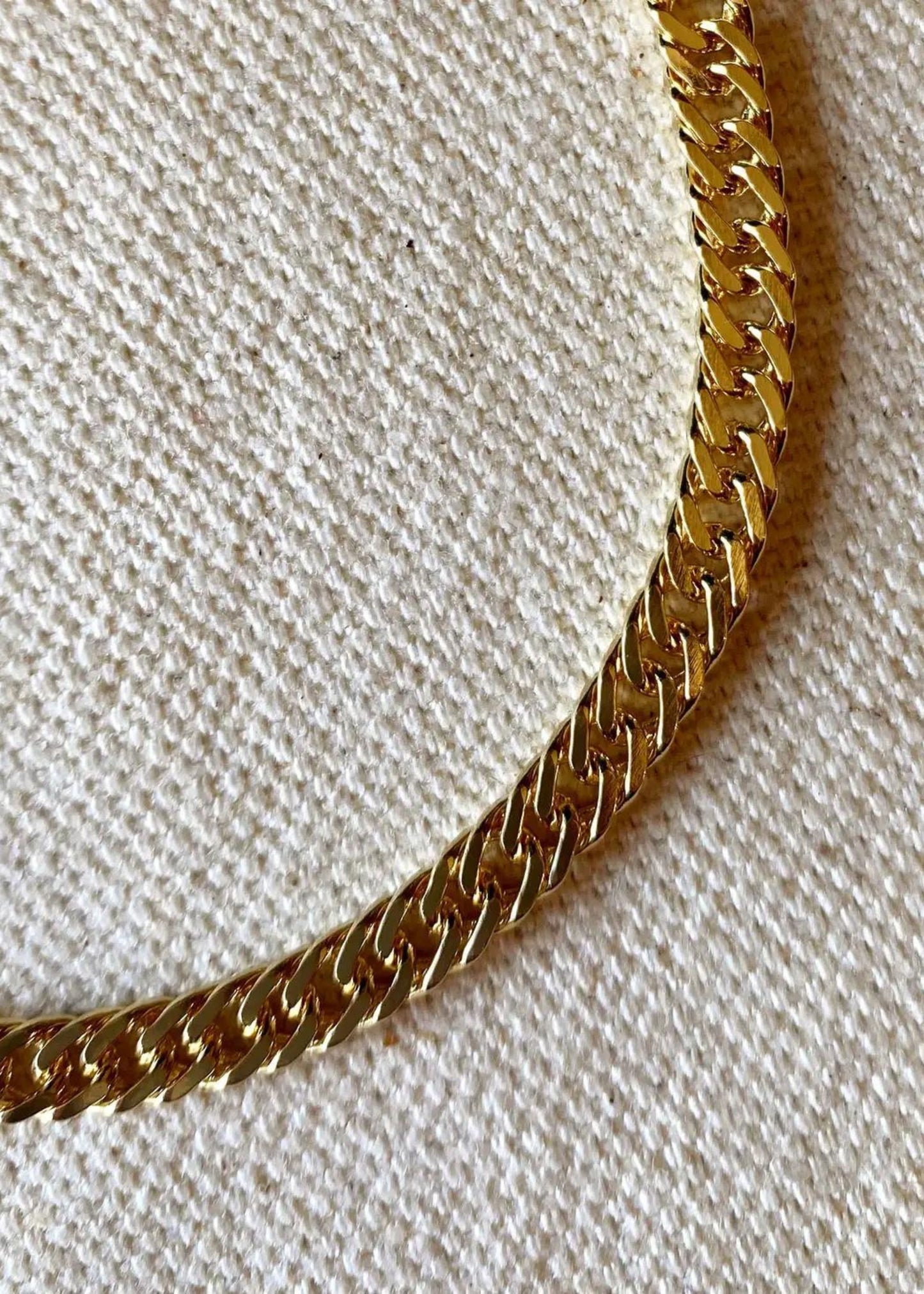 Curb chain bracelet, 4mm