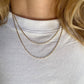 Thin figaro chain, 1.5mm